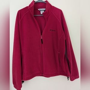 Columbia fleece zip up jacket